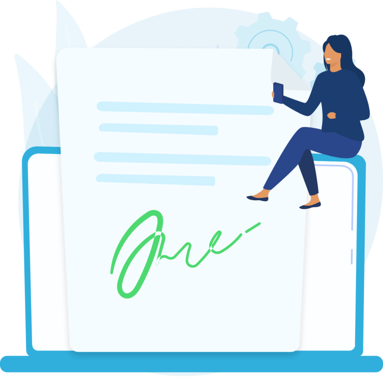 SECURE ELECTRONIC SIGNATURE SECTION visual data 3