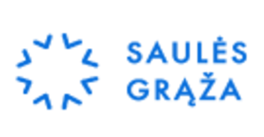 saulės grąža mėlynas logotipas